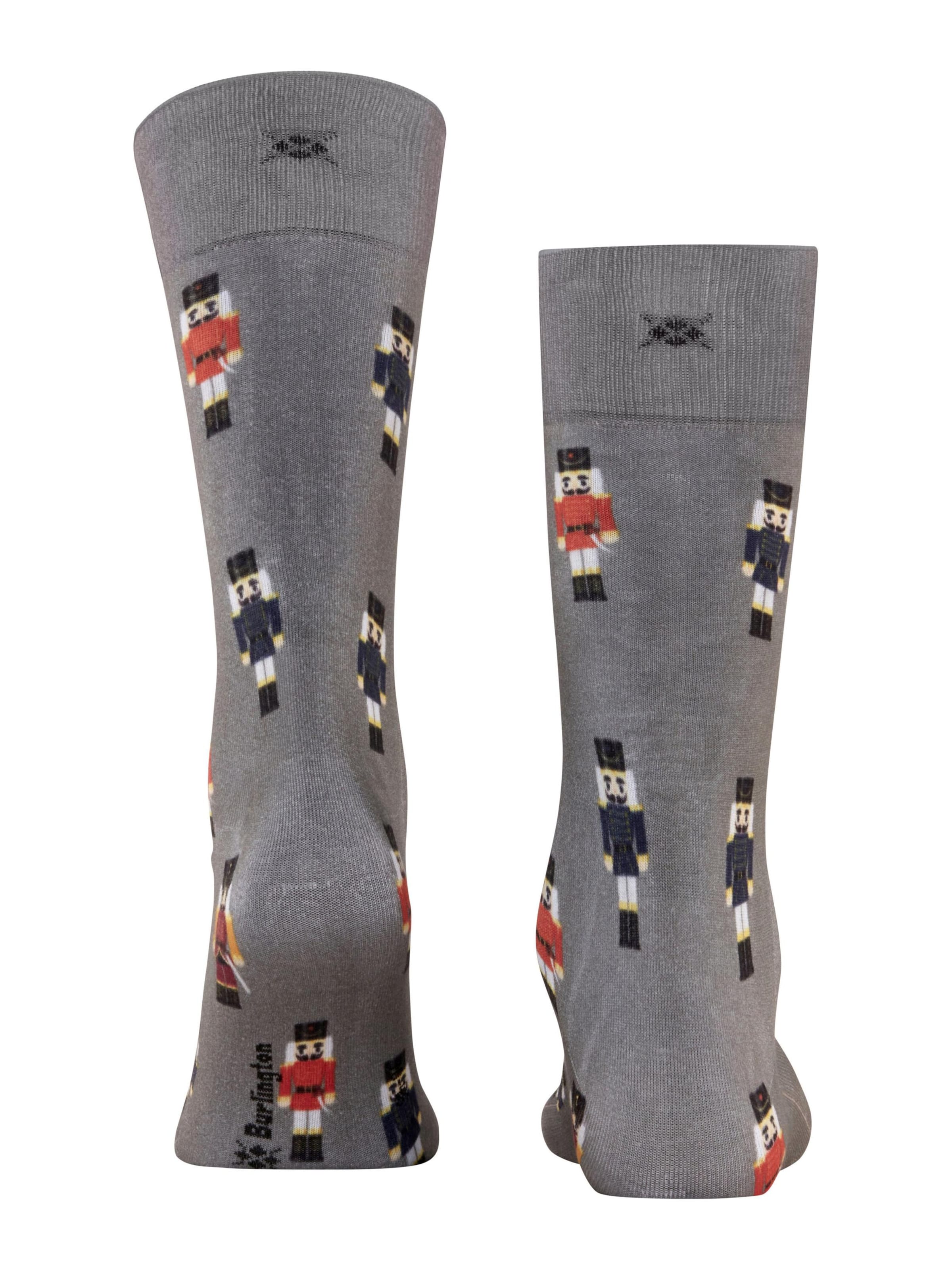 BURLINGTON Socks 'December Days' in Grey