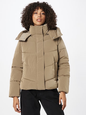 Calvin Klein Winter jacket in Beige: front