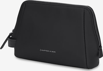 Kapten & Son Kosmetiktasche 'Trevi All Black' in Schwarz