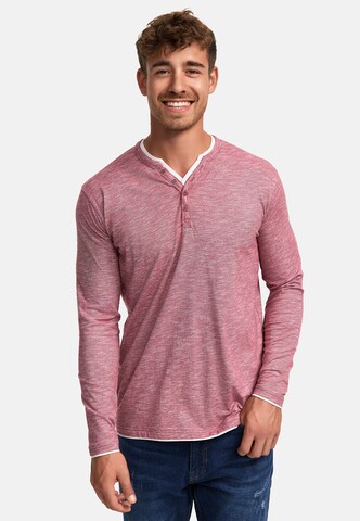 INDICODE JEANS Shirt in Red: front