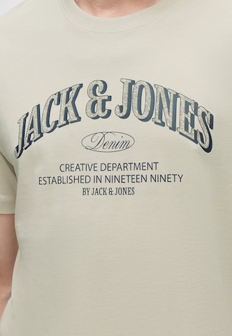 JACK & JONES Μπλουζάκι 'JJEDENVER' σε μπεζ