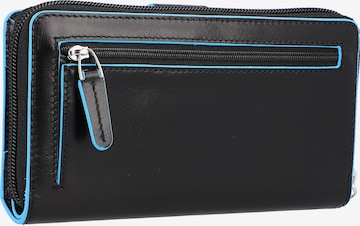 Piquadro Wallet 'Blue Square' in Black