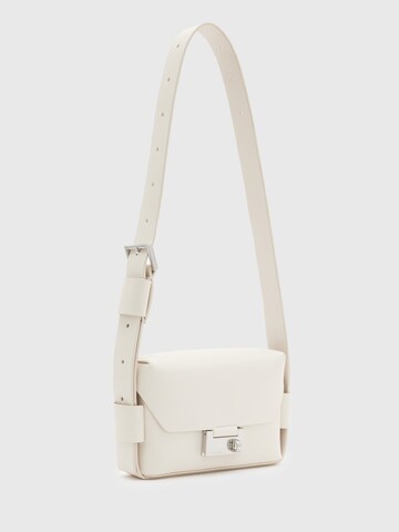 AllSaints - Bolso de hombro 'FRANKIE' en blanco