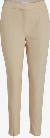 VILA Slimfit Hose 'Livly' in Beige: predná strana