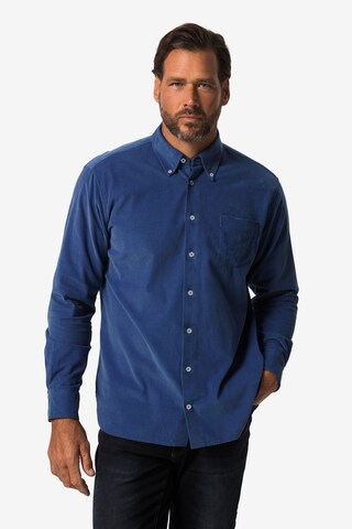 JP1880 Regular fit Button Up Shirt in Blue: front