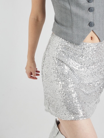 Abercrombie & Fitch Skirt in Silver