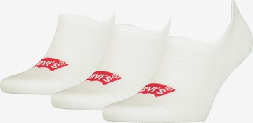 LEVI'S ® - Calcetines invisibles en blanco: frente