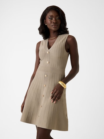 GUESS Knitted dress in Beige: front
