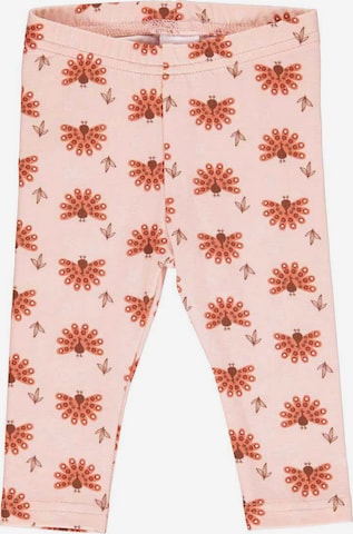 Coupe slim Leggings 'Peacock' Fred's World by GREEN COTTON en rose : devant