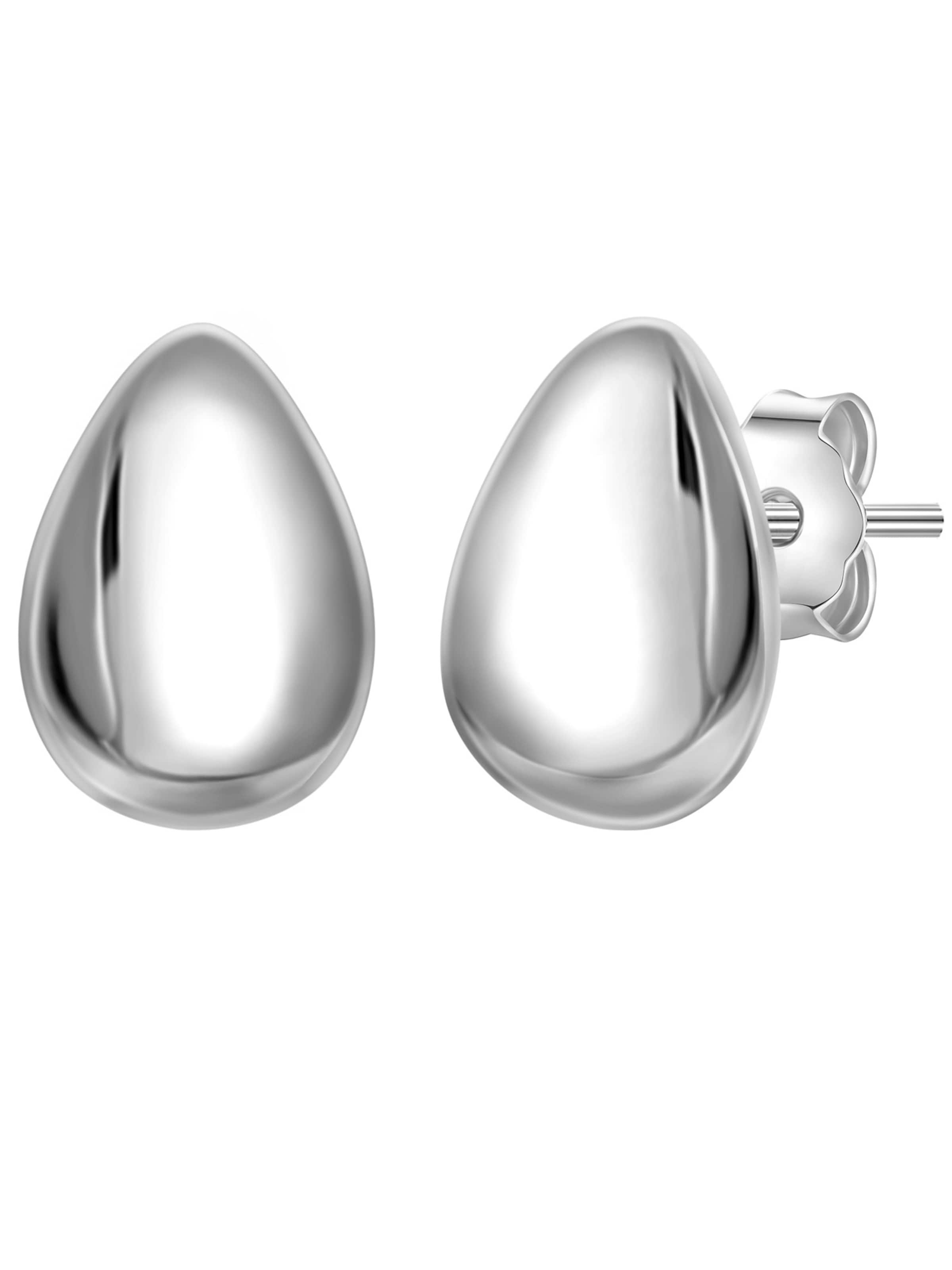 Boucles d'oreilles Glanzstücke München en argent : devant