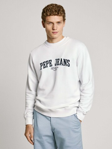 Felpa 'Derril' di Pepe Jeans in bianco: frontale