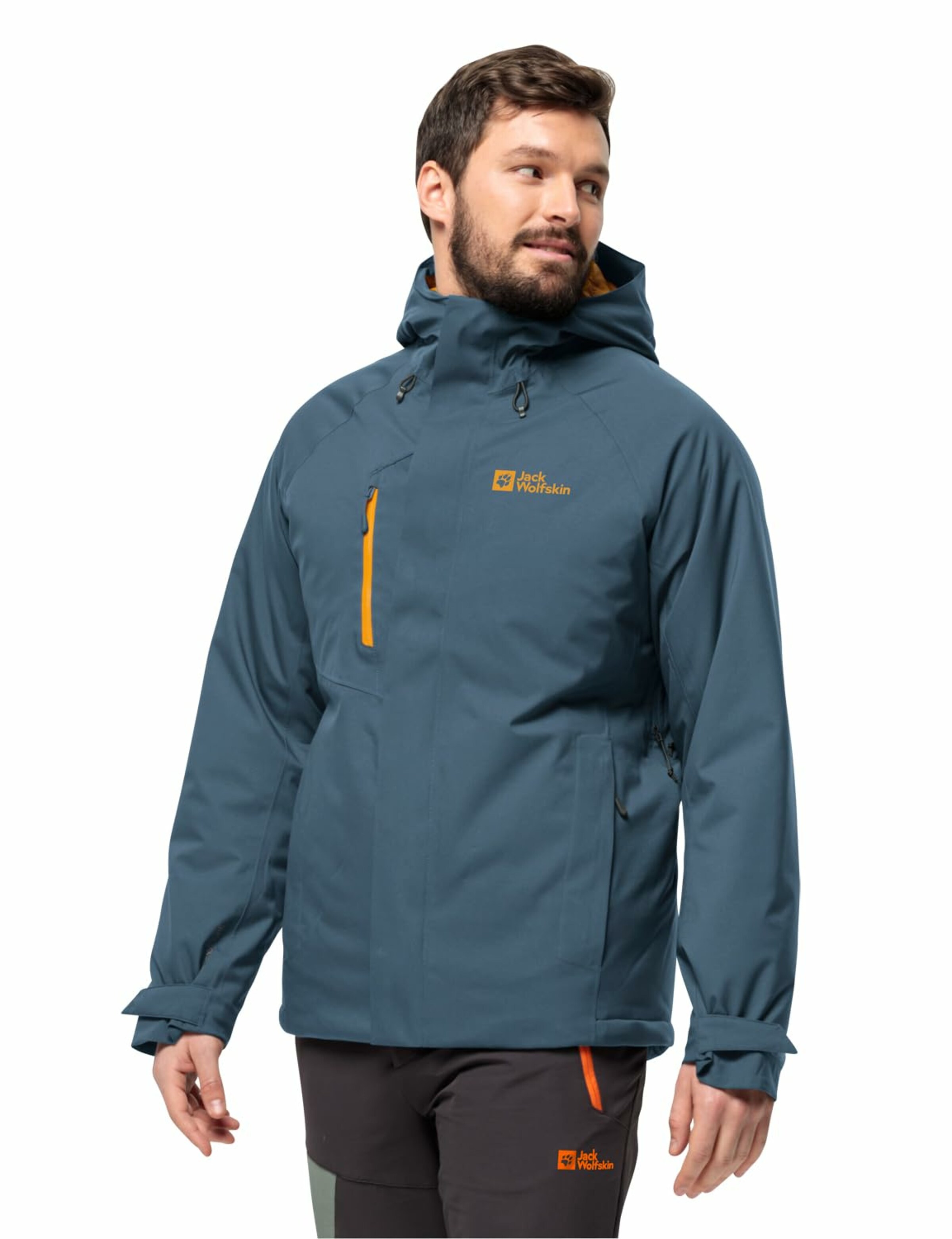 JACK WOLFSKIN Outdoorjas in Blauw: voorkant