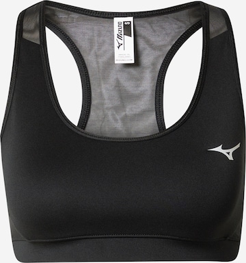 MIZUNO Bralette Sports bra 'Alpha' in Black: front