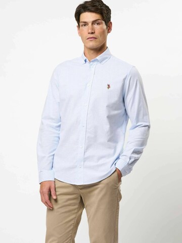 U.S. POLO ASSN. Regular Fit Paita ' Esmar ' värissä sininen: etupuoli