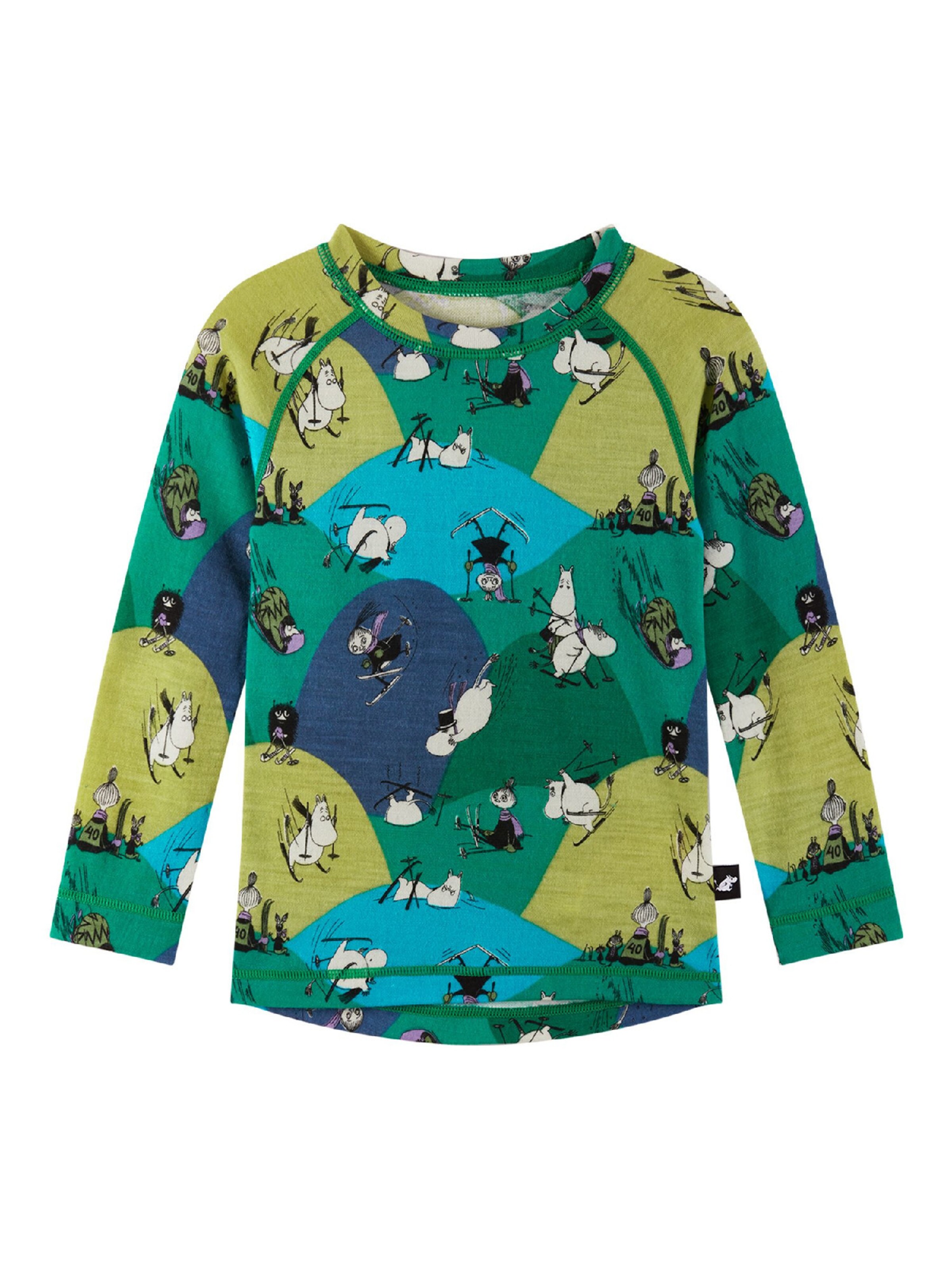 Reima Ondergoedset 'Moomin' in Groen