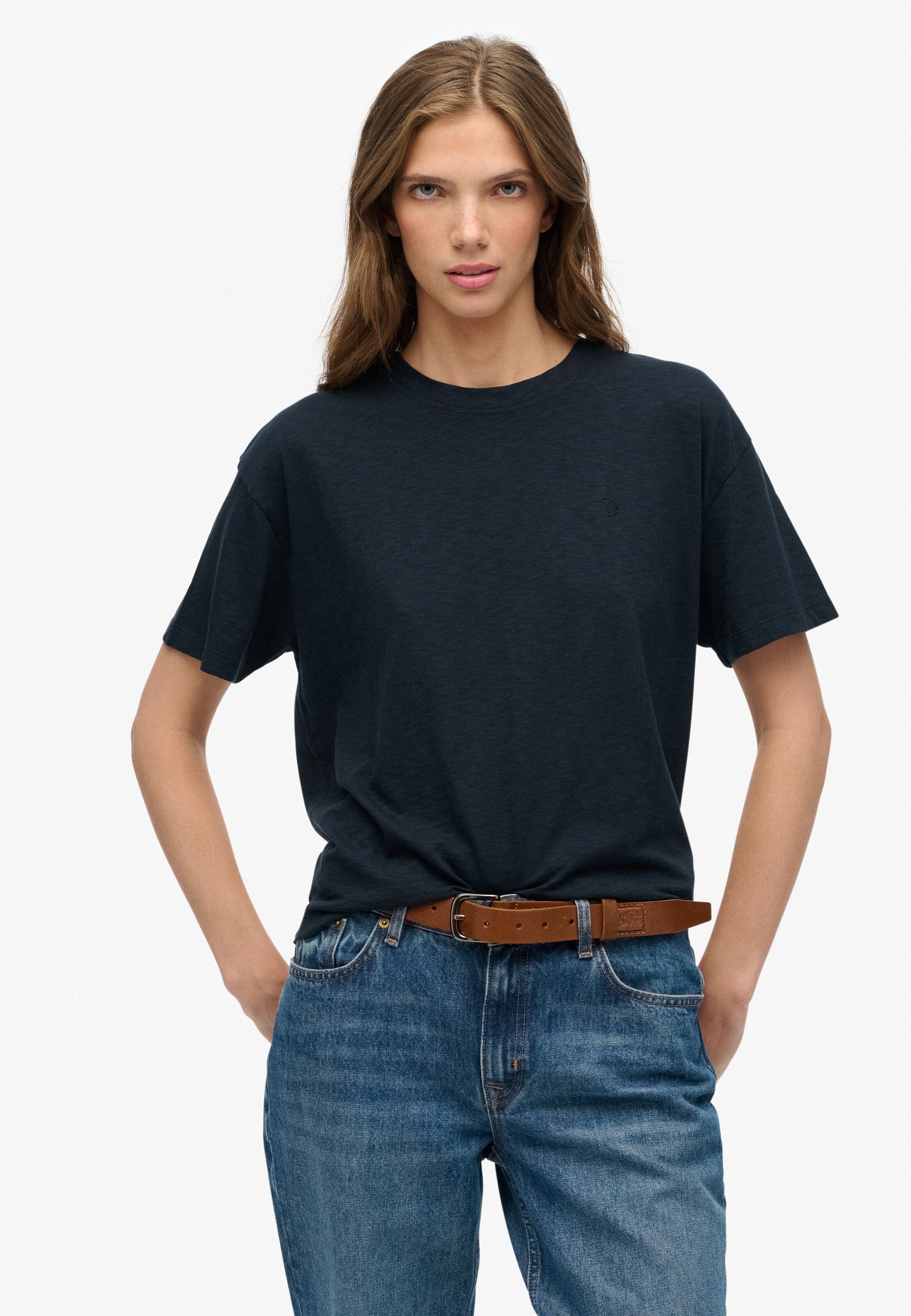 Superdry & Co Shirt 'Studios' in Blue: front