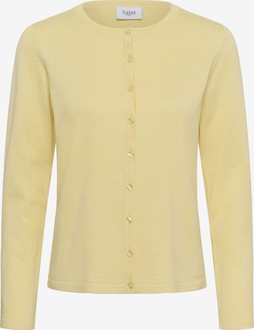 SAINT TROPEZ - Casaco de malha 'MilaSZ' em amarelo: frente