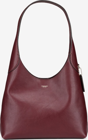 sarkans COACH Pleca soma 'Brooklyn': no priekšpuses