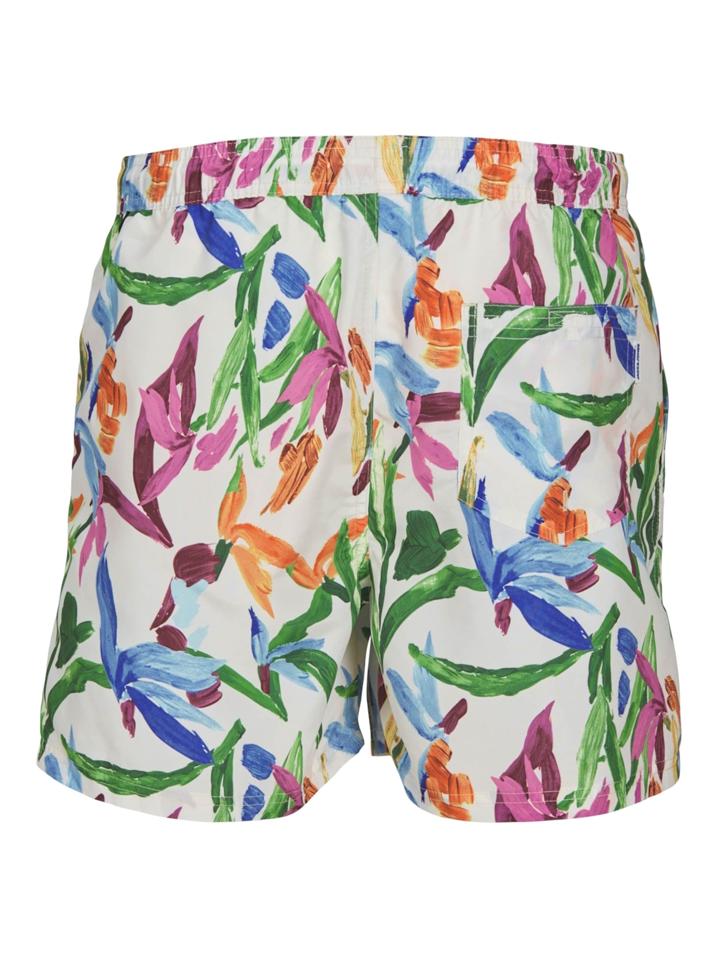 Pantaloncini da bagno 'JPSTFiji' di JACK & JONES in bianco