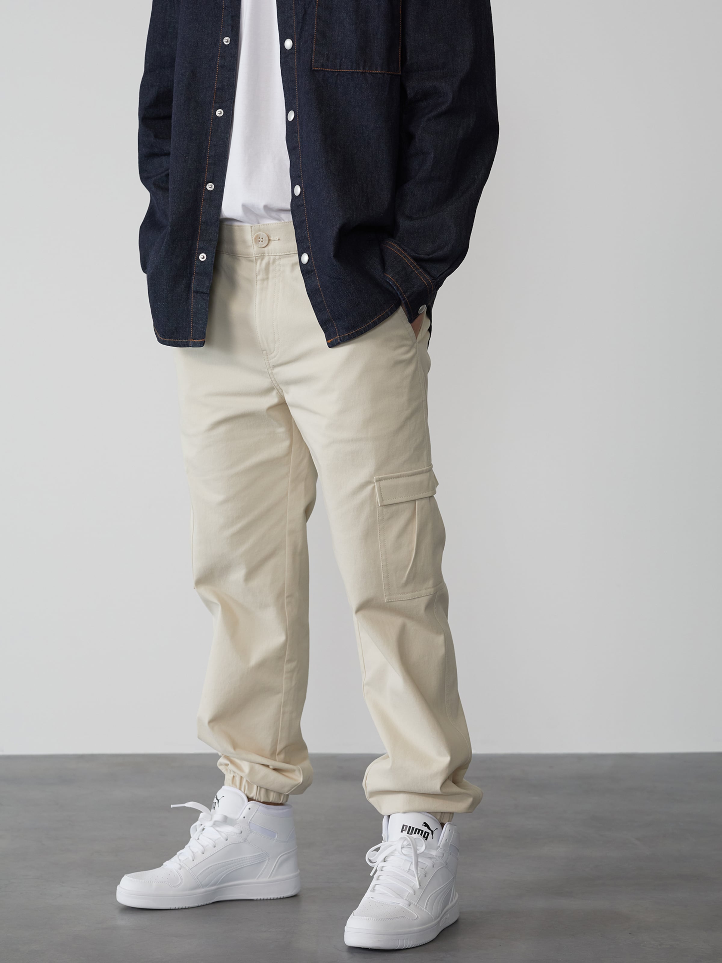 Pantaloni cargo DESTINY ABOUT YOU Uomo Abbigliamento Pantaloni e jeans Jeans Jeans a zampa & bootcut