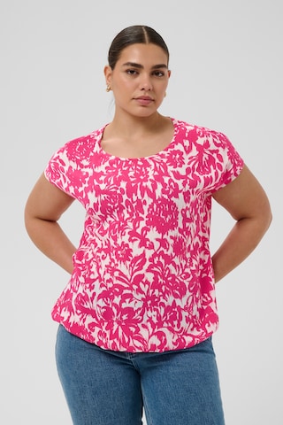 KAFFE CURVE - Blusa 'KCvilana' em roxo: frente