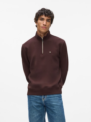 Karl Lagerfeld - Sweatshirt em castanho: frente