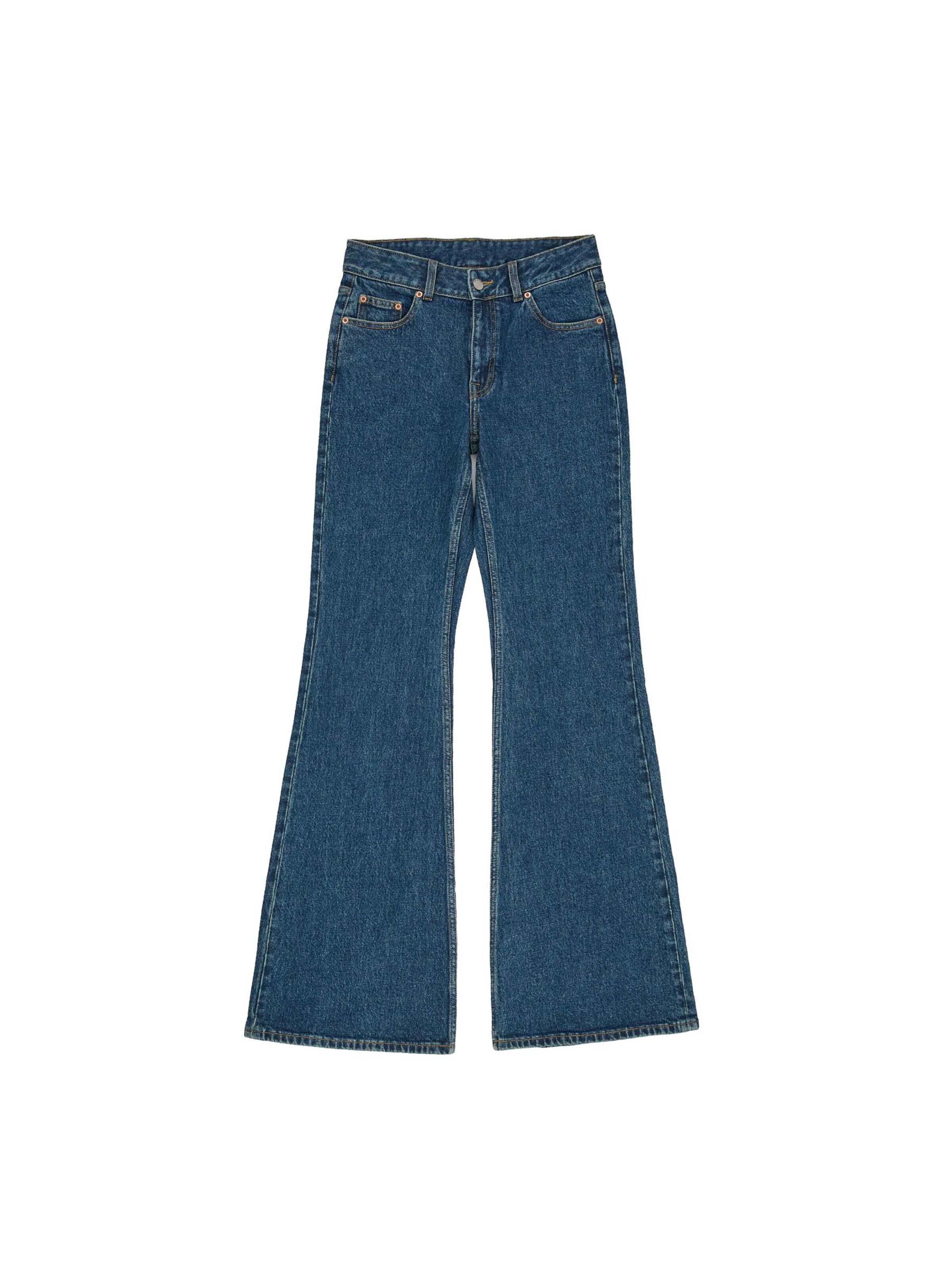 Dr. Denim Flared Jeans 'Elba Mid Bootcut' in Blue