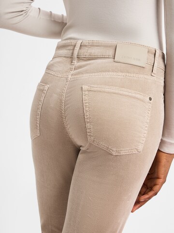 Cambio Flared Broek 'Paris' in Beige