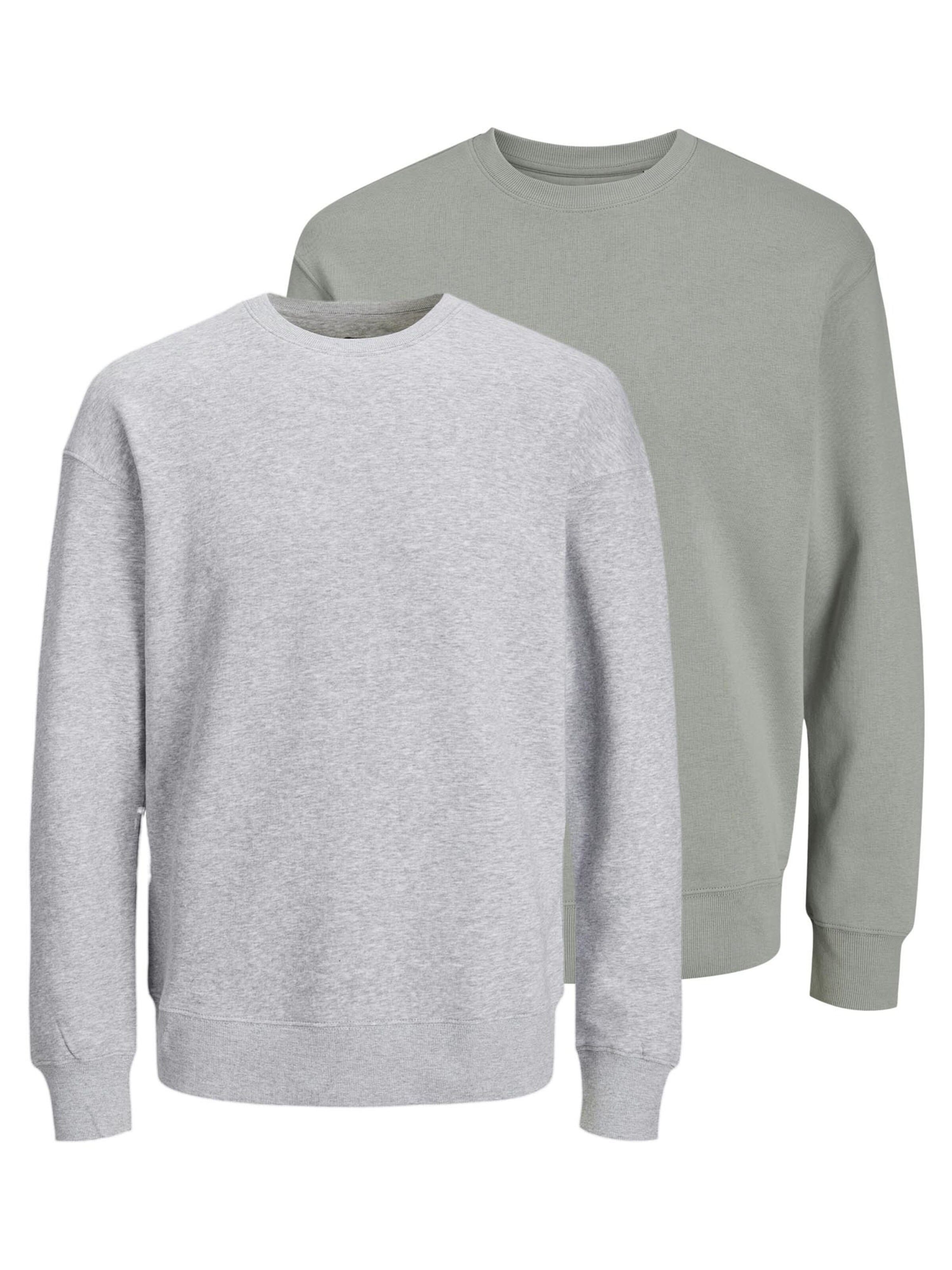 JACK & JONES Sweatshirt 'Star'‌‌‌‌‌‌‌‌‌‌ in Grau: Vorderseite
