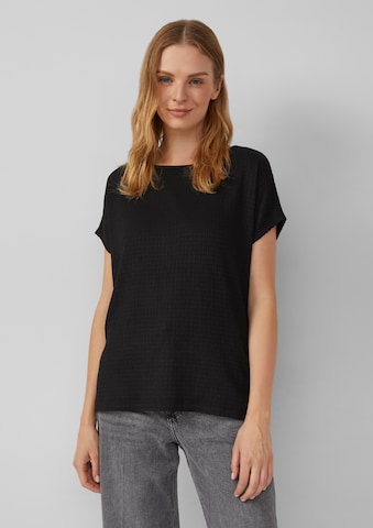 s.Oliver Shirt in Zwart: voorkant