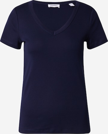 T-shirt ESPRIT en bleu : devant