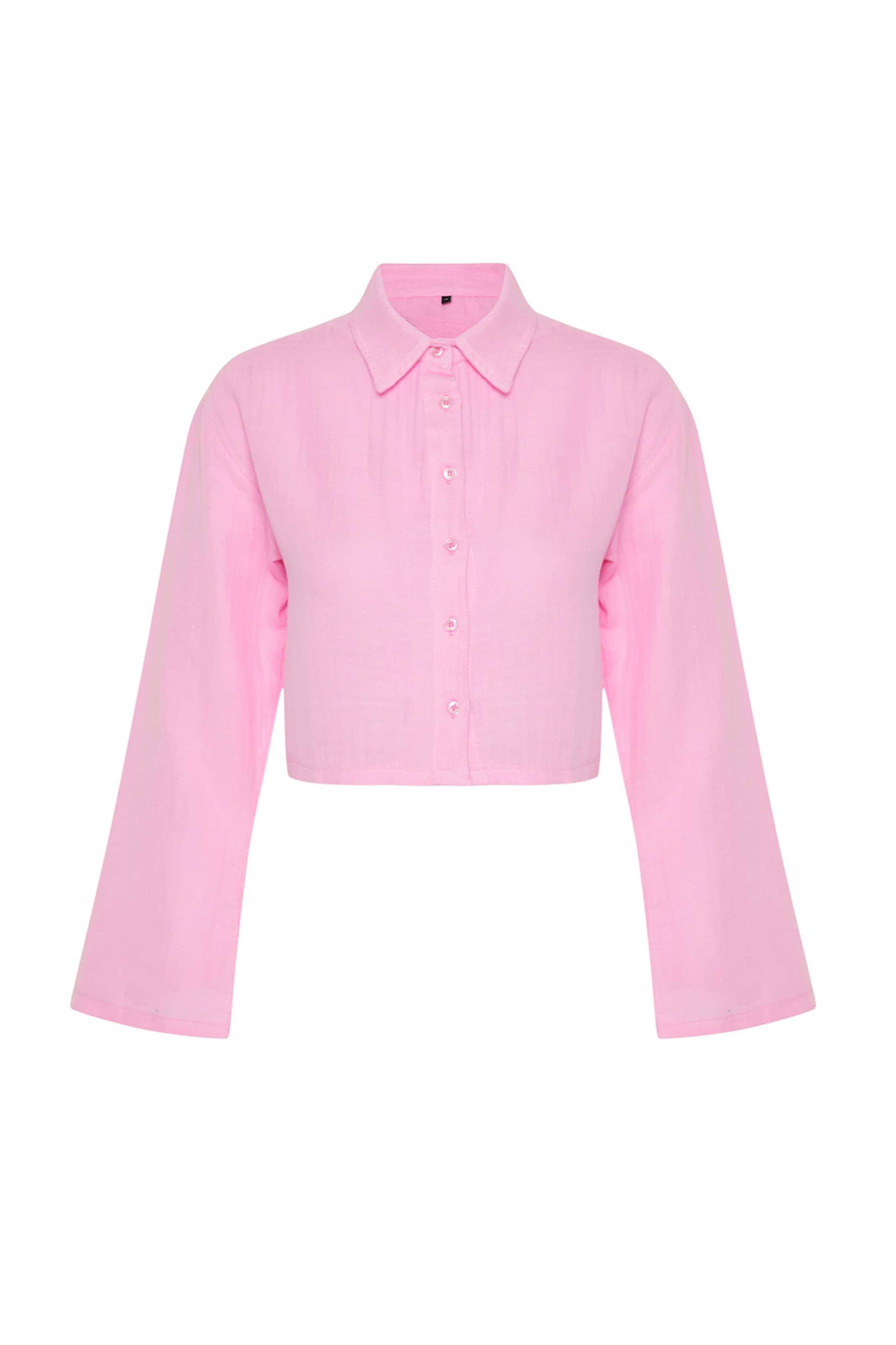 Trendyol - Blusa en rosa: frente
