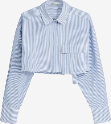 Bershka Blouse in Blue: front