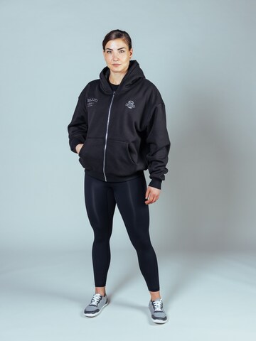 Lifters Zip-Up Hoodie in Black