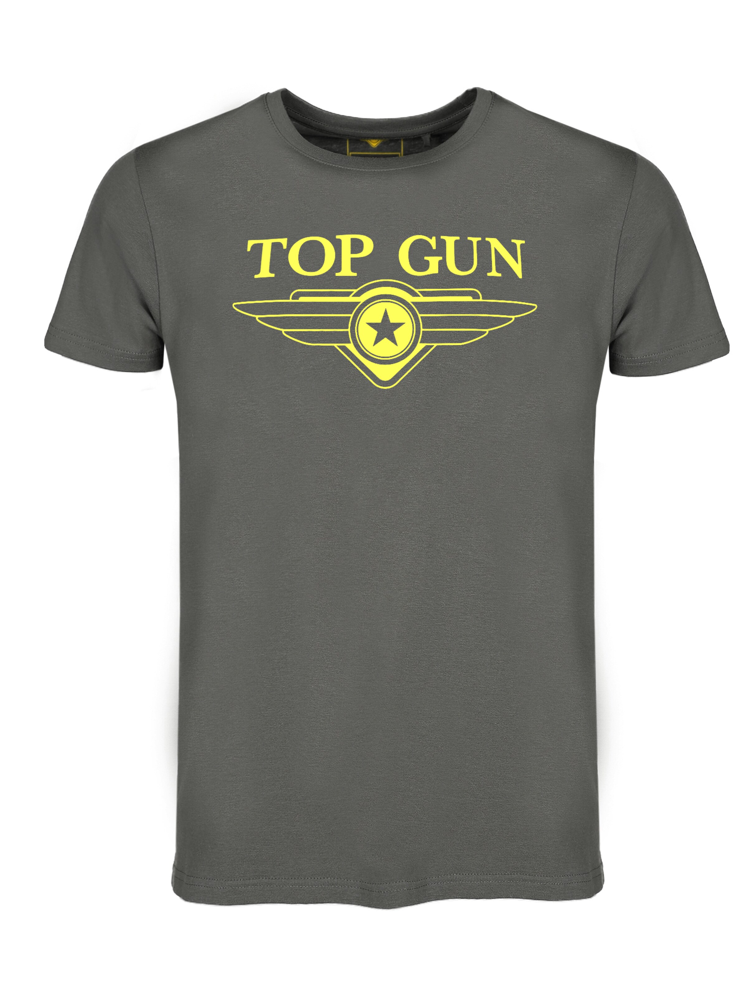 TOP GUN Shirt 'TG2024002' in Yellow / Anthracite, Item view