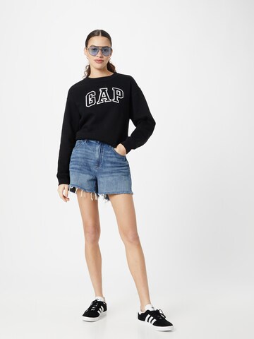 GAP Sweatshirt 'HERITAGE' in Black