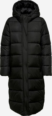 Only Maternity Winter Coat in Black: front