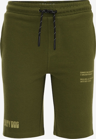 WE Fashion Regular Broek in Groen: voorkant