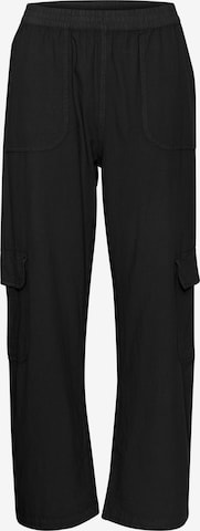 Loosefit Pantalon 'Anaya' Kaffe en noir : devant