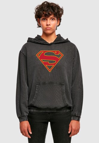 Sweat-shirt 'Supergirl' ABSOLUTE CULT en noir : devant