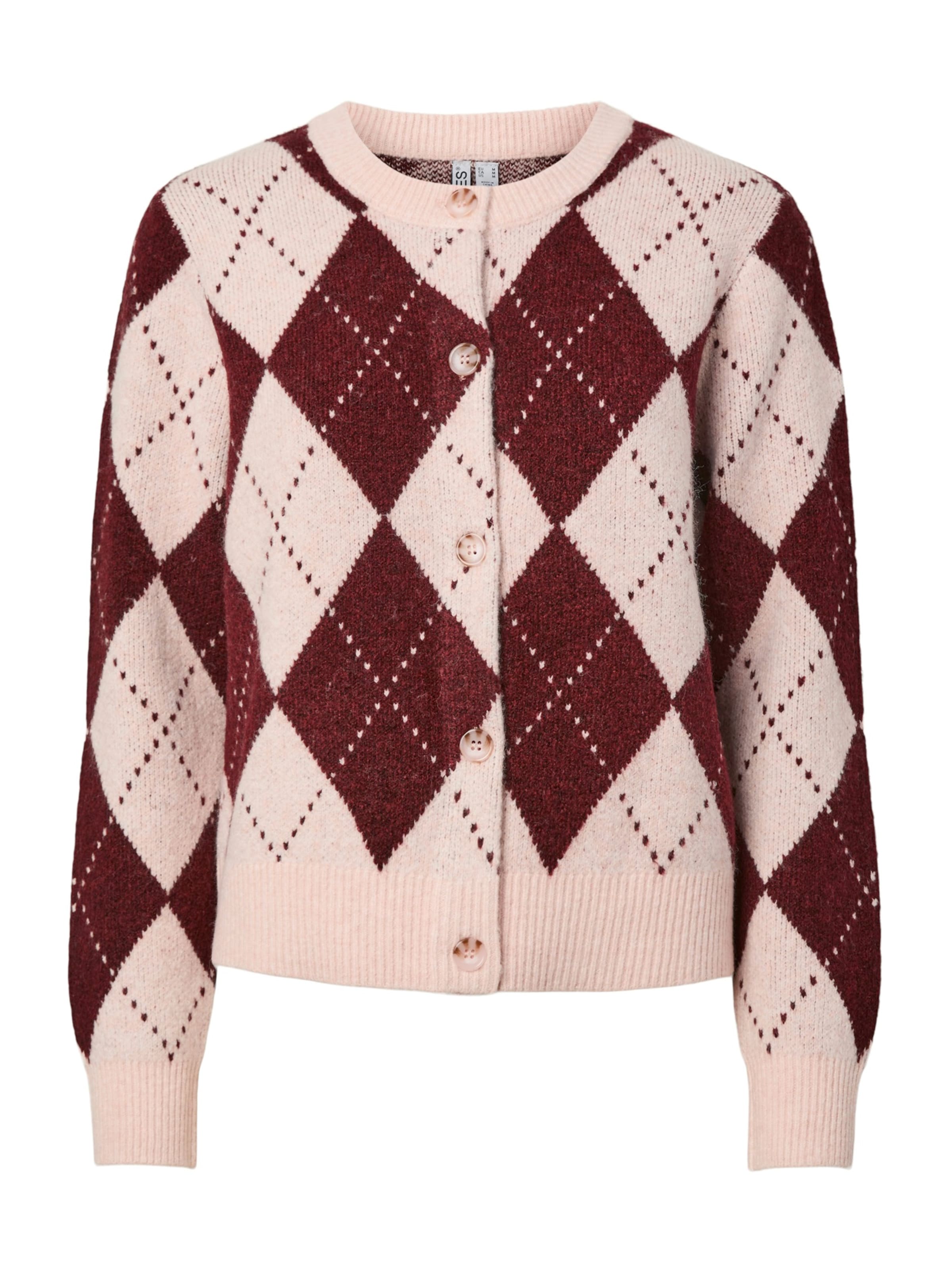 PIECES Knit Cardigan &#x27;PCNysa&#x27; in Pink: front