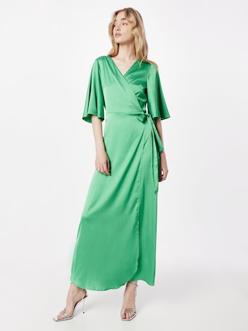 Robe de soirée 'Lea' Lindex en vert : devant