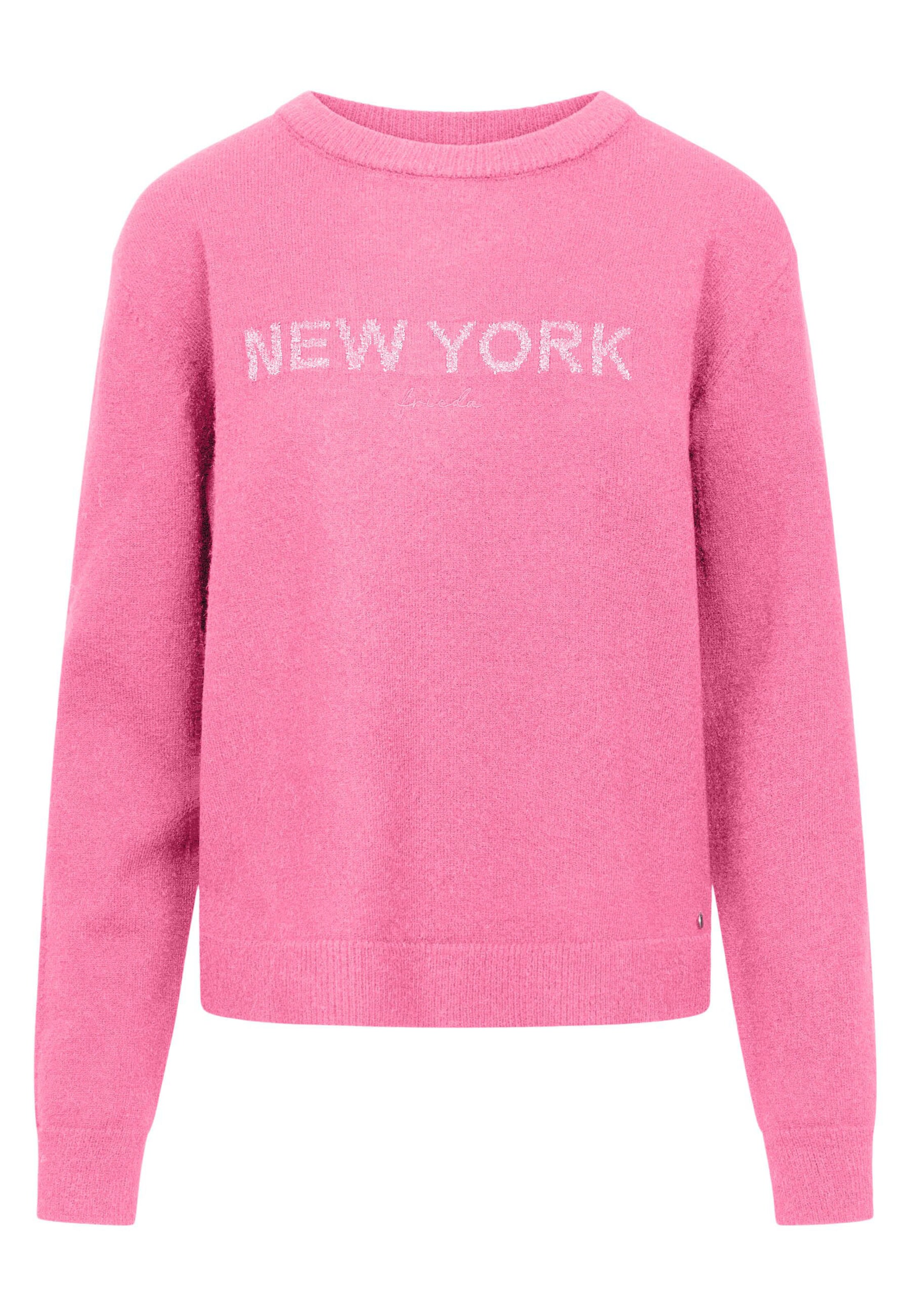 Frieda & Freddies NY Pullover in Pink: Vorderseite