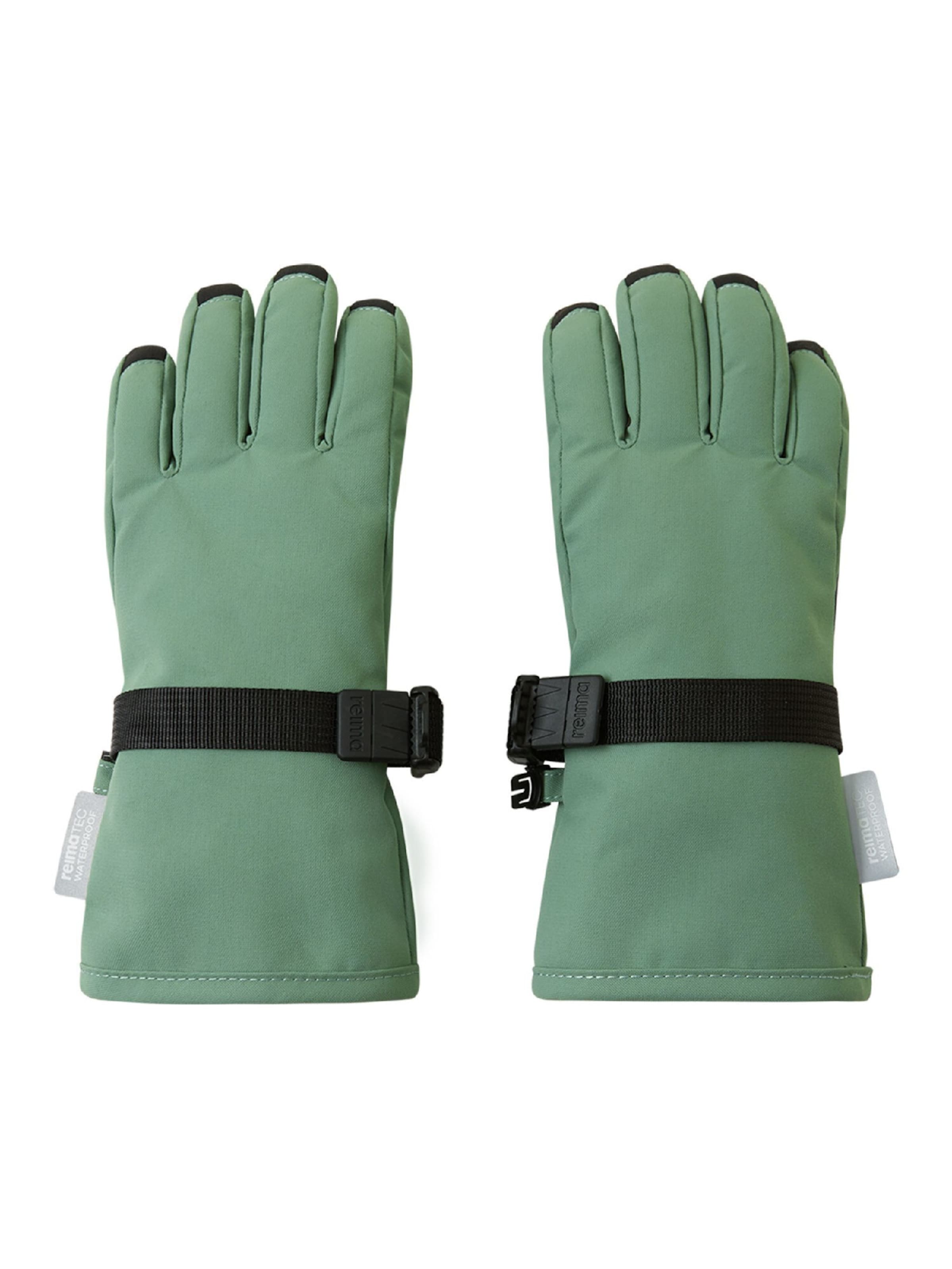 Reima Athletic Gloves 'Tartu' in Green: front