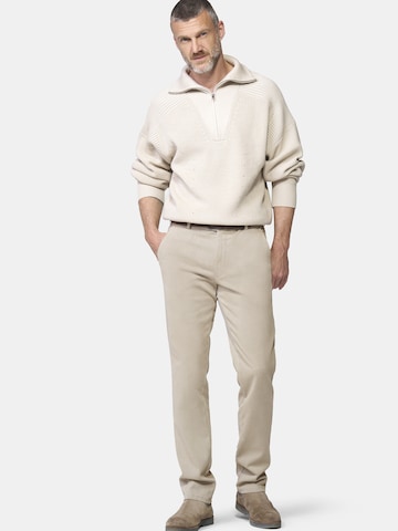 Regular Pantalon chino 'Bonn 2-3615' MEYER en beige