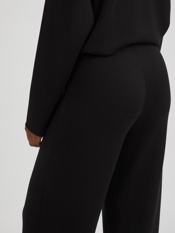 VILA Wide leg Pants 'Emely' in Black