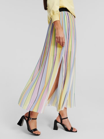 Karl Lagerfeld Skirt 'Pleated' in Mixed colors: front