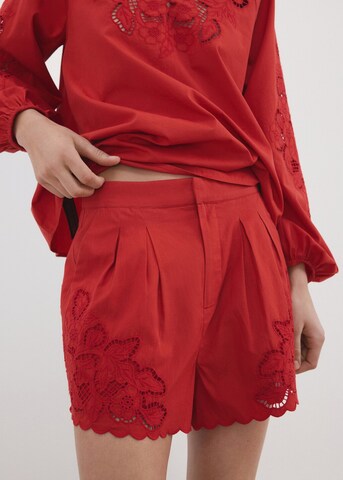 MANGO Regular Hose 'Betty' in Rot