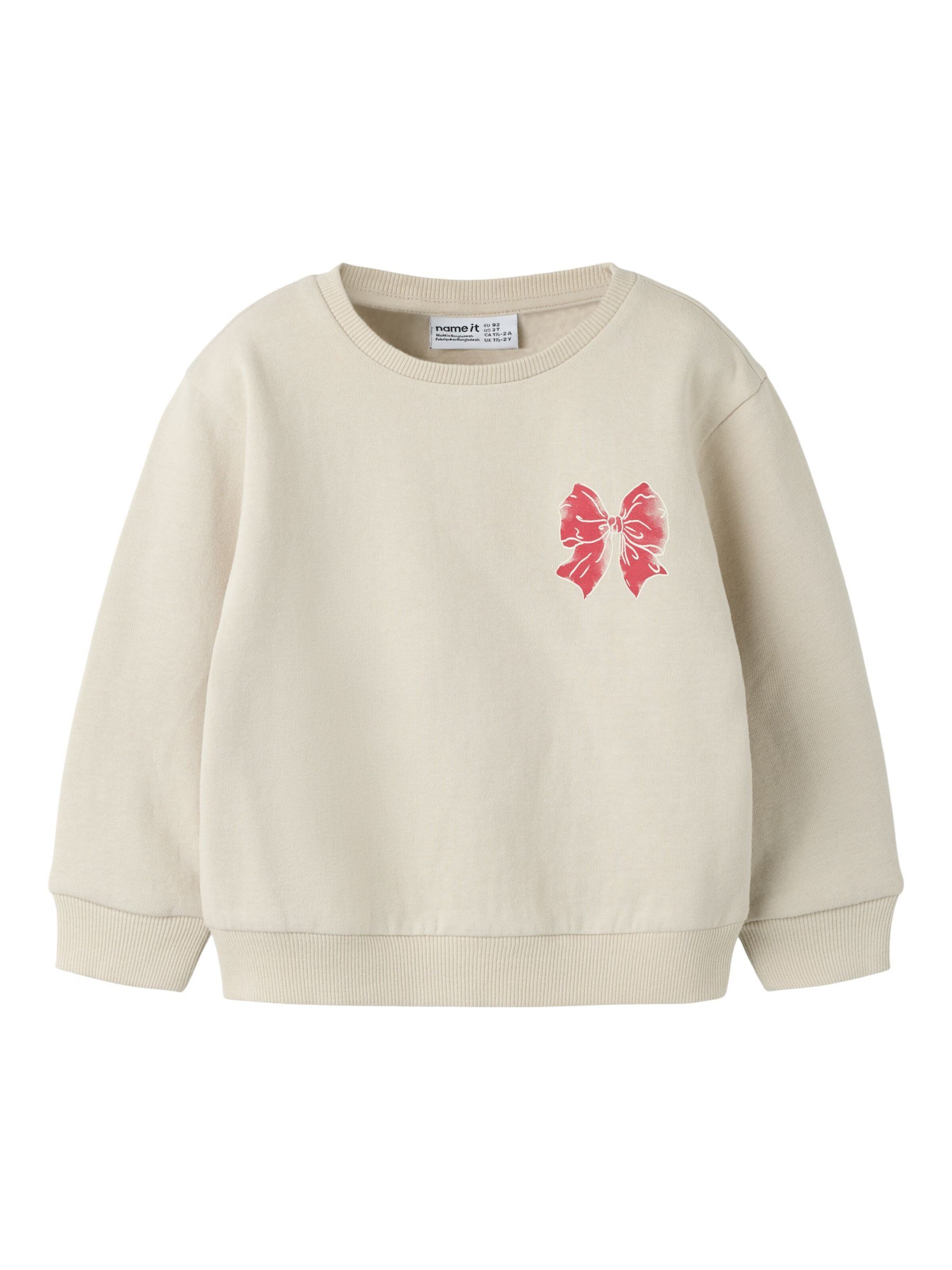 NAME IT - Sudadera en beige: frente