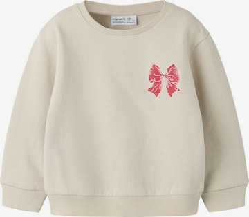 NAME IT - Sudadera en beige: frente